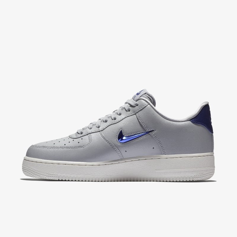 nike air force 1 low jewel black grey royal